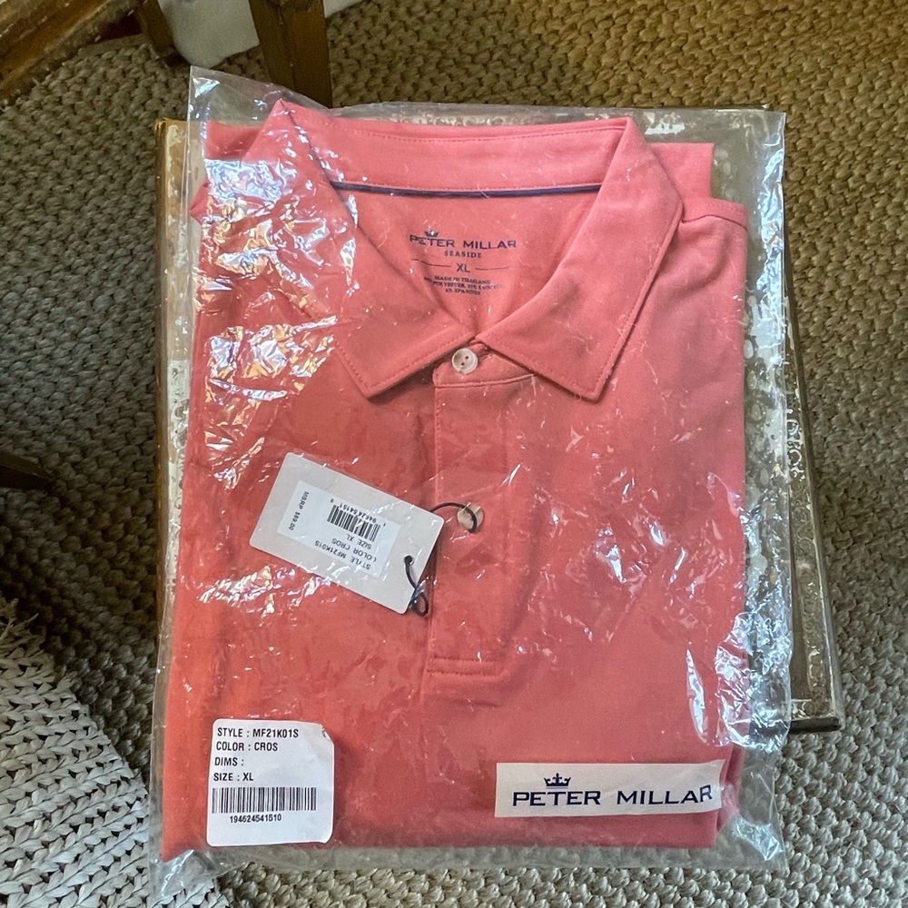 NWT Peter Millar Short Sleeve Shirt XL